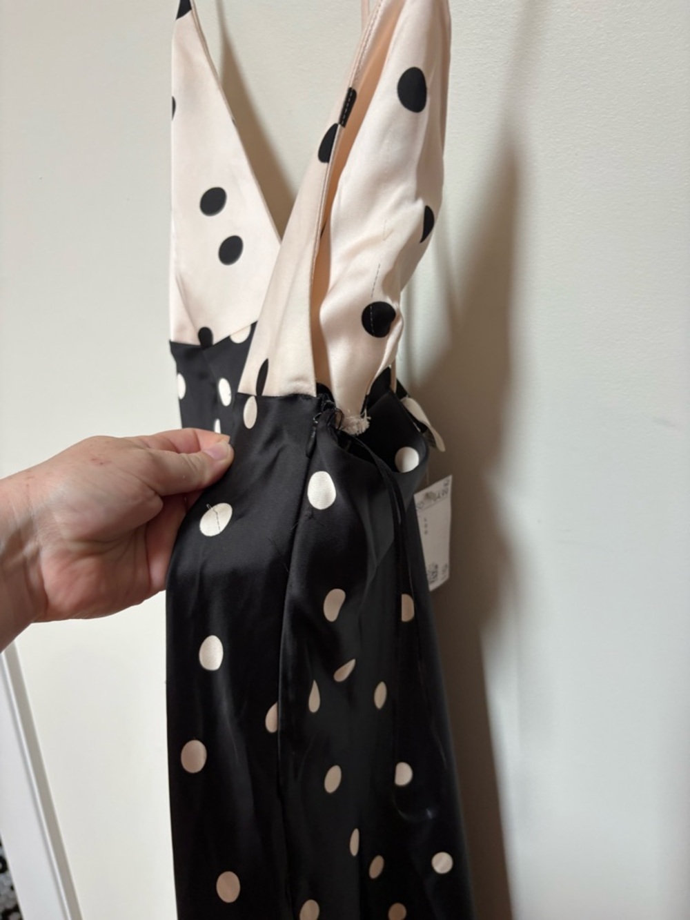 NWT H&M Satin Strappy Dress Size Large - Picture 6 of 15